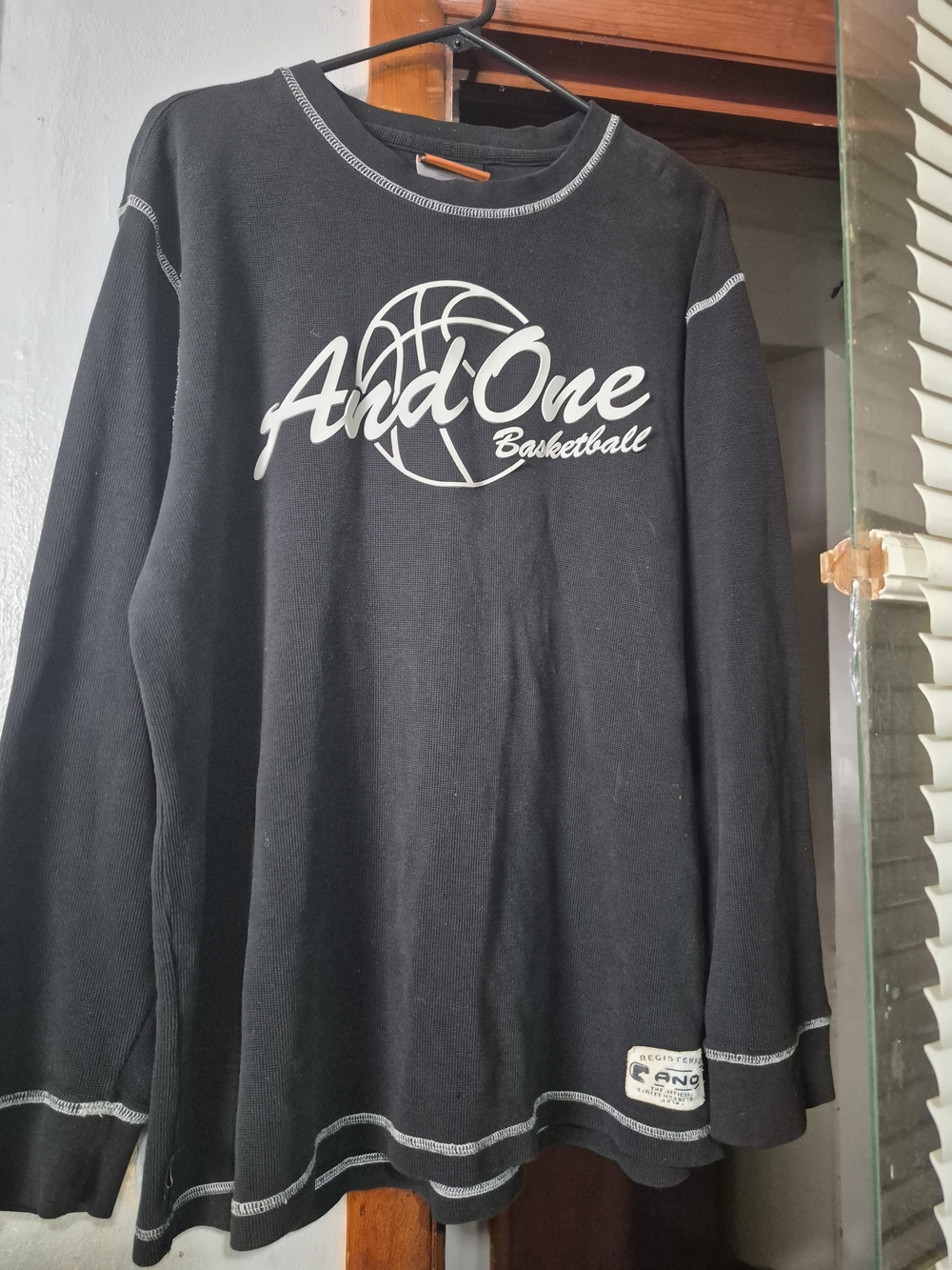 Black Basketball Crewneck Sweater